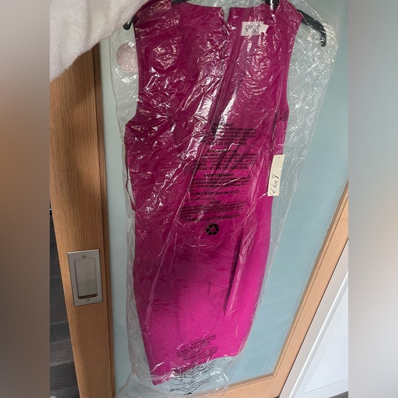 Eliza J Size 10 Magenta Dress - Picture 3 of 9